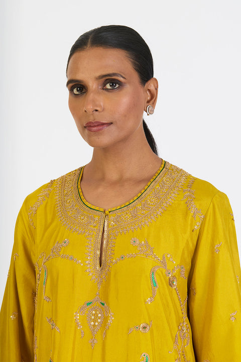 Mahika Kurta and Pant - Lime