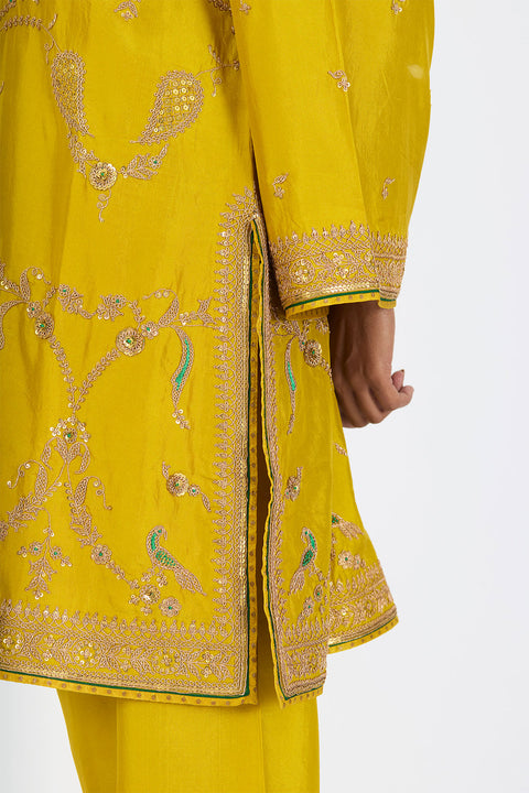 Mahika Kurta and Pant - Lime
