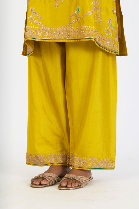 Mahika Kurta and Pant - Lime