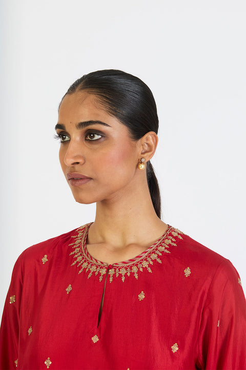 Amaya Kurta and Sharara - Red