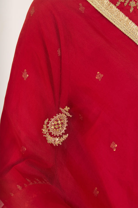 Aparna Dupatta - Red