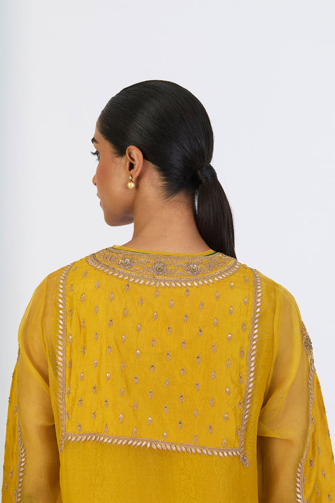 Sumedha Kurta and Pant - Lime