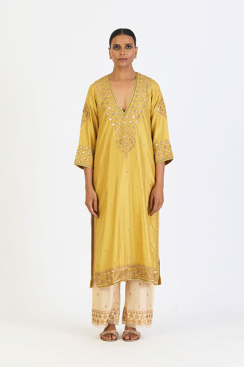 Tarini Kurta and Pant - Mint Green