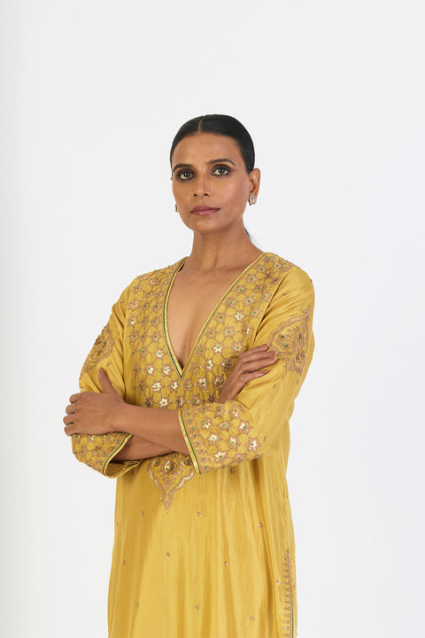 Tarini Kurta and Pant - Mint Green