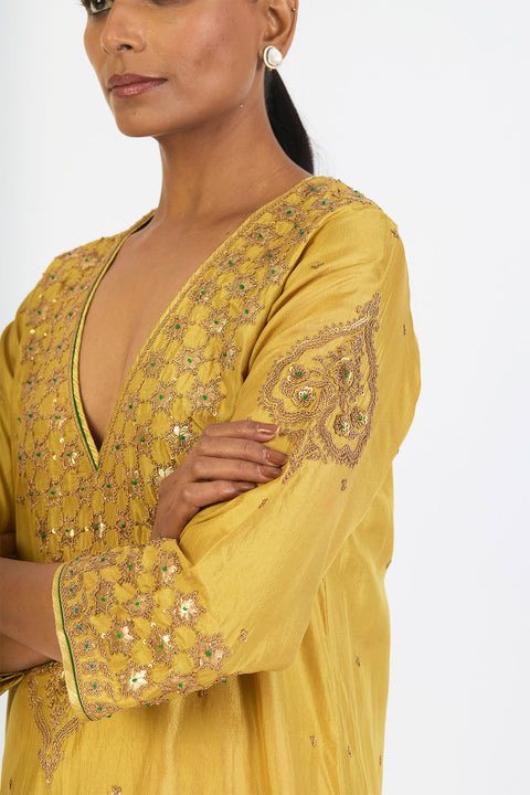 Tarini Kurta and Pant - Mint Green