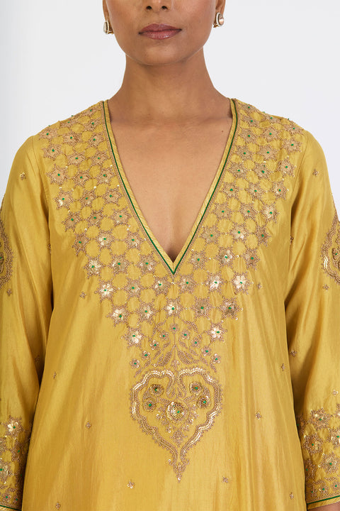 Tarini Kurta and Pant - Mint Green