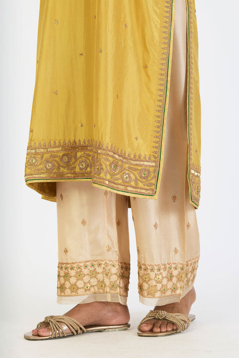 Tarini Kurta and Pant - Mint Green