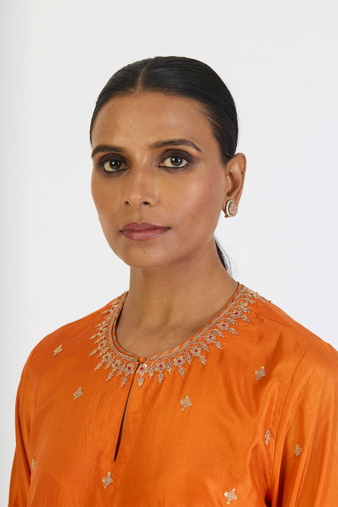 Amaya Kurta and Sharara - Orange