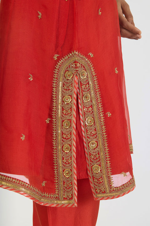 Aarohi Kurta and Pant - Rust