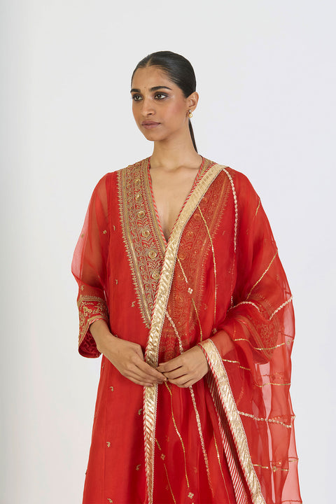 Pragya Dupatta - Rust