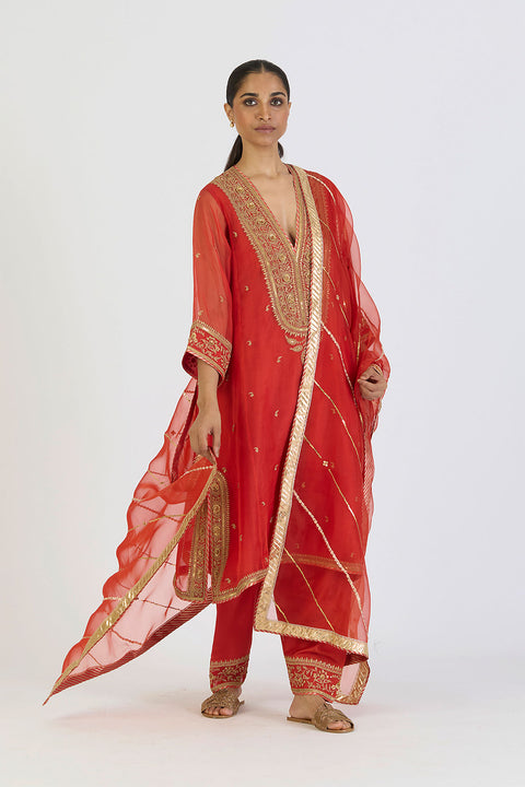 Pragya Dupatta - Rust