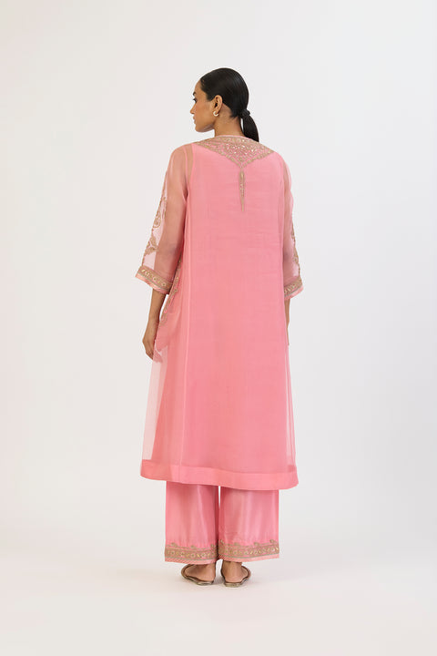 Vamya Kurta and Pant - Pink