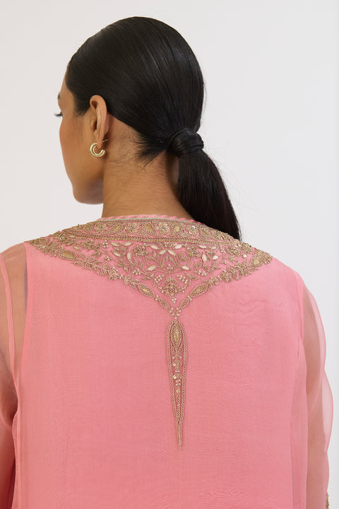 Vamya Kurta and Pant - Pink