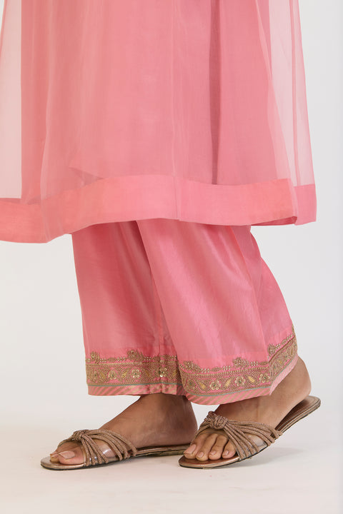 Vamya Kurta and Pant - Pink