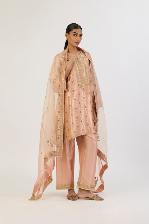 Kamakshi Dupatta - Peach