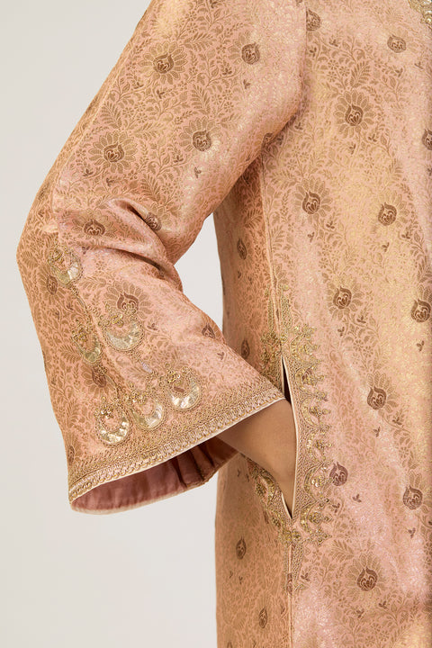 Suhasini Kurta and Pant - Peach