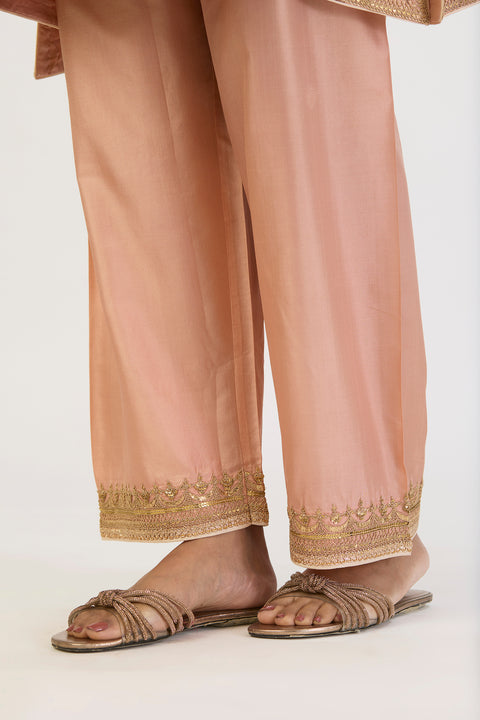 Suhasini Kurta and Pant - Peach