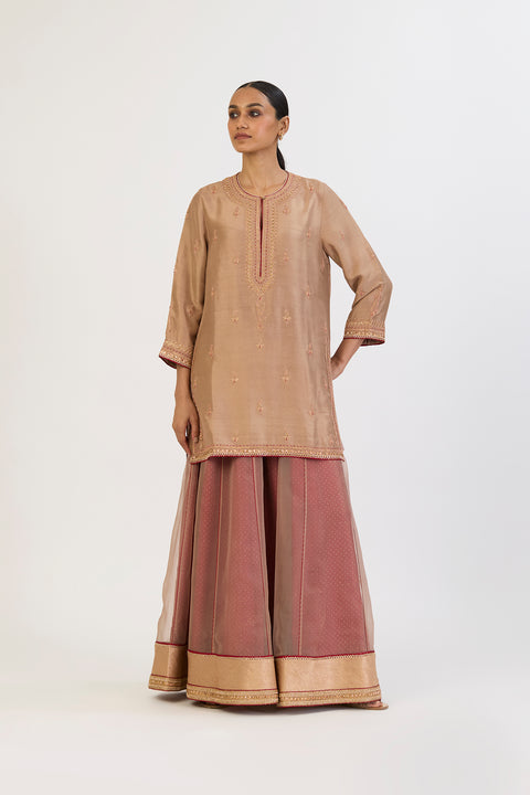Ranjana Kurta and Sharara - Beige