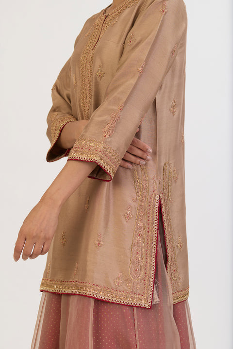 Ranjana Kurta and Sharara - Beige