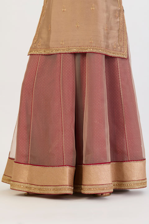 Ranjana Kurta and Sharara - Beige