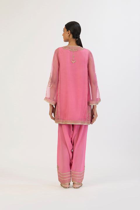 Maitreyi Kurta and Pant - Pink