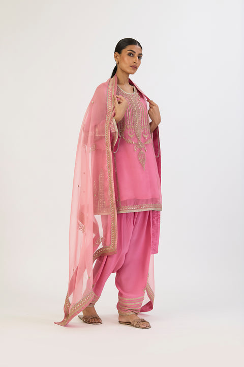 Maitreyi Kurta and Pant - Pink
