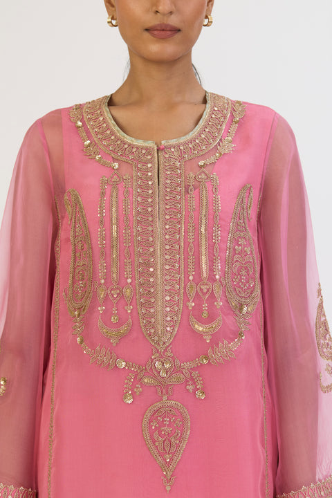 Maitreyi Kurta and Pant - Pink