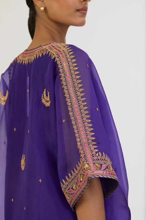 Sailo Kaftan and Pant - Purple