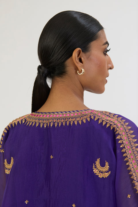 Sailo Kaftan and Pant - Purple