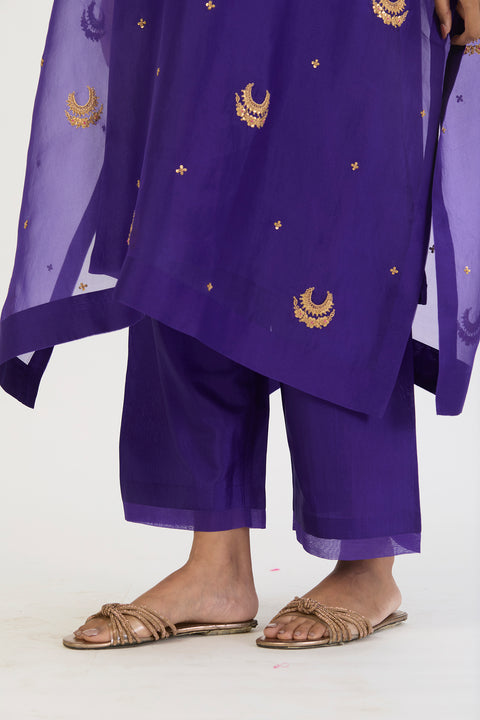 Sailo Kaftan and Pant - Purple