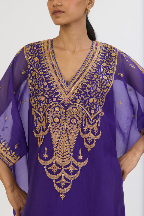Shambhavi Kaftan and Pant - Purple