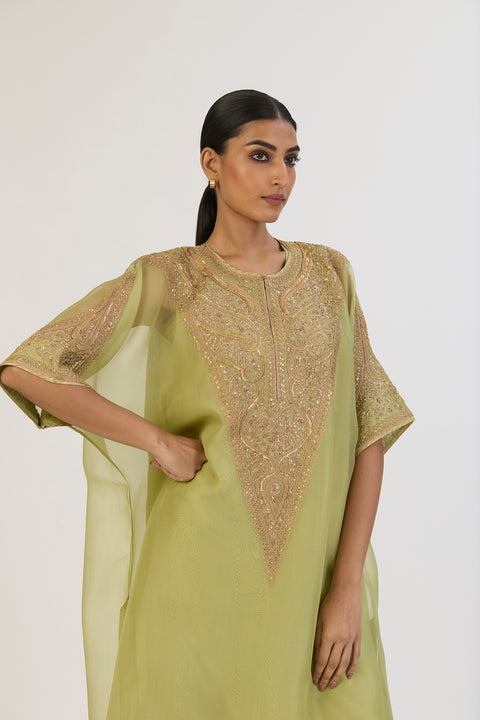 Avanti Kaftan and Pant - Sea Green