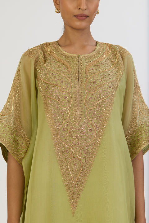 Avanti Kaftan and Pant - Sea Green
