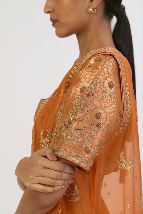 Afreen Sharara Set- Oats