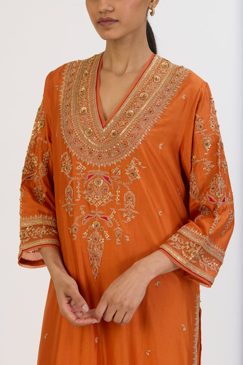 Surmai Kurta and Pant - Oats