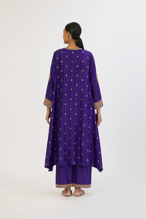 Hina Kurta and Pant - Purple