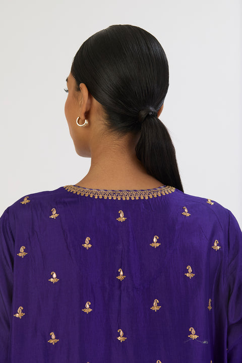 Hina Kurta and Pant - Purple