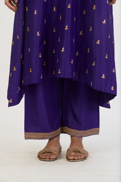 Hina Kurta and Pant - Purple